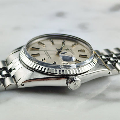 ROLEX Datejust 36 White Gold 18ct Bezel Mint [REF. 16014]
