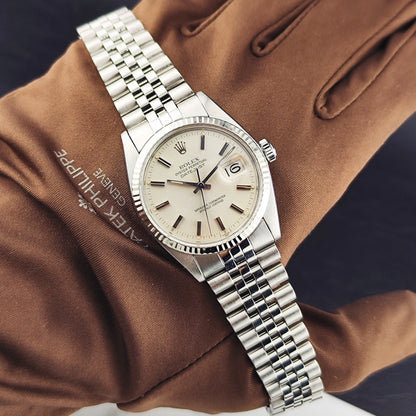 ROLEX Datejust 36 White Gold 18ct Bezel Mint [REF. 16014]