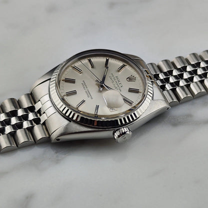 ROLEX Datejust 36 White Gold 18ct Bezel Mint [REF. 16014]