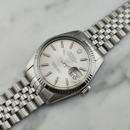 ROLEX Datejust 36 White Gold 18ct Bezel Mint [REF. 16014]
