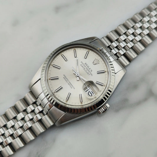 ROLEX Datejust 36 White Gold 18ct Bezel Mint [REF. 16014]