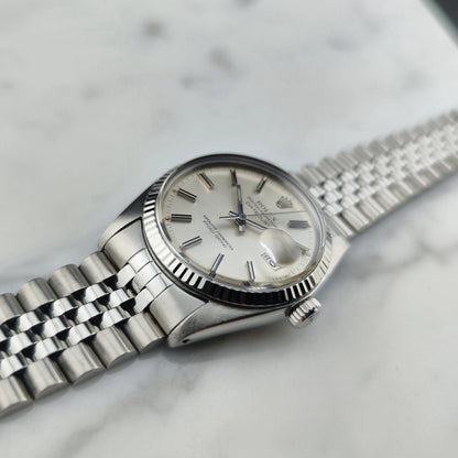 ROLEX Datejust 36 White Gold 18ct Bezel Mint [REF. 16014]