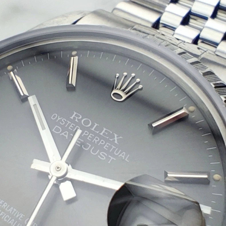 ROLEX Datejust 36 Grey Dial 1986 Saphire Crystal [REF. 16030]