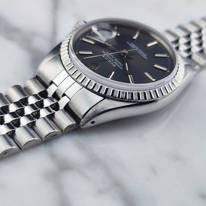 ROLEX Datejust 36 Grey Dial 1986 Saphire Crystal [REF. 16030]
