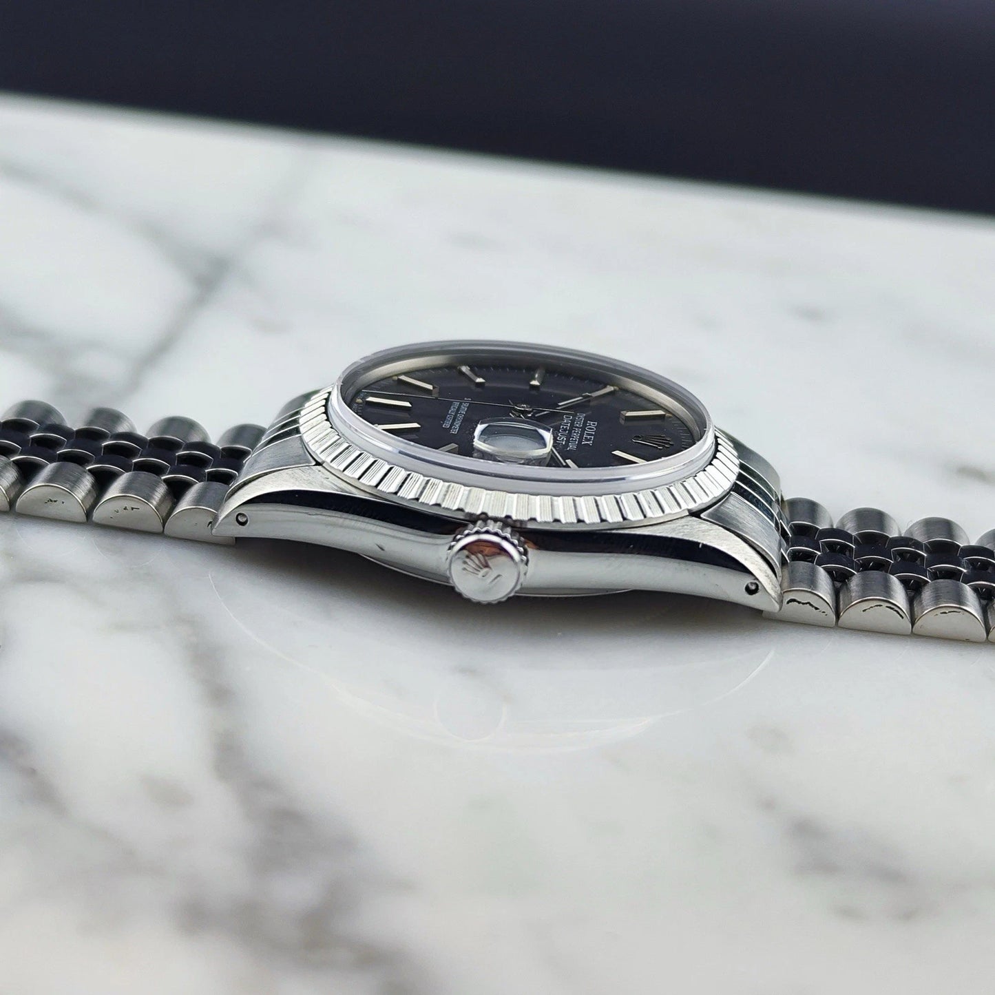 ROLEX Datejust 36 Grey Dial 1986 Saphire Crystal [REF. 16030]