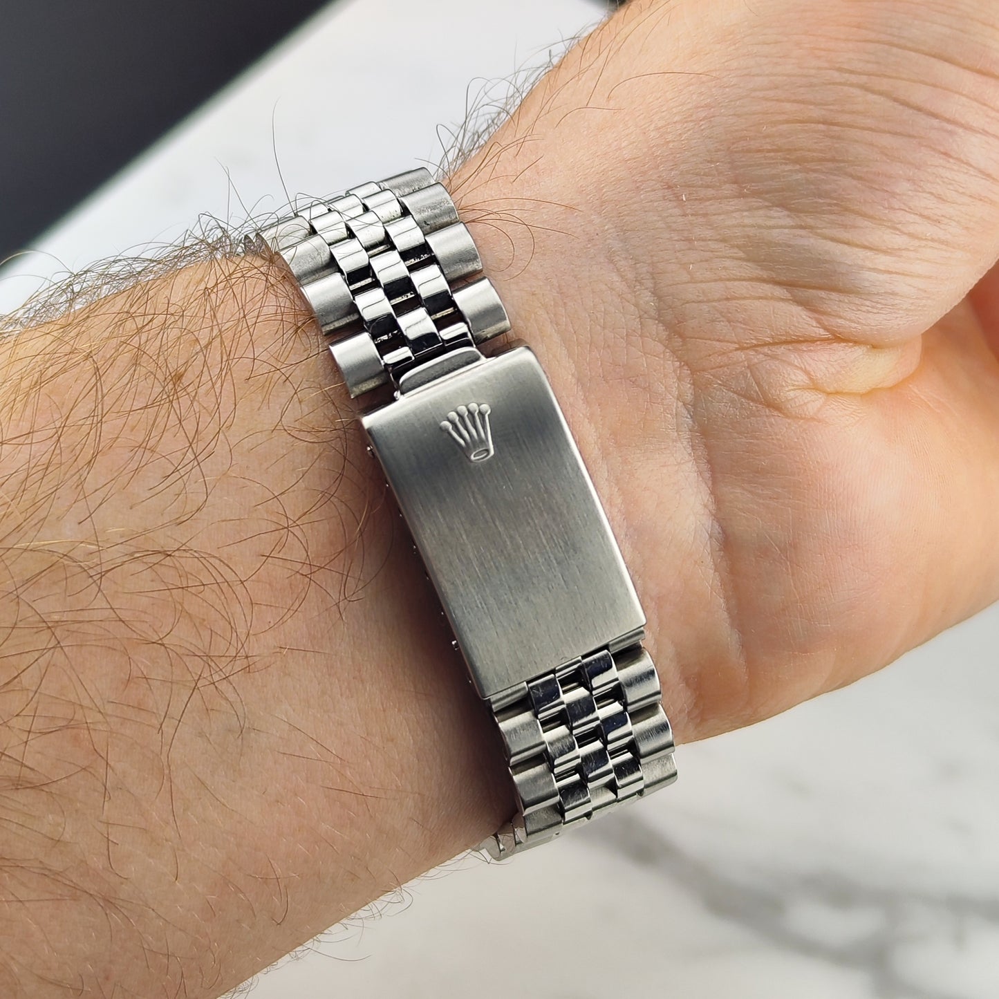 ROLEX Datejust 36 Grey Dial Jubilee Good Condition Stretch Service [REF. 16030]