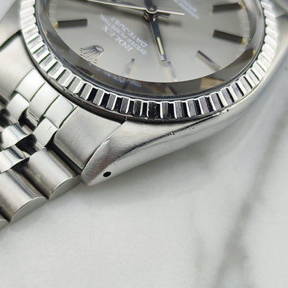 ROLEX Datejust 36 Grey Dial Jubilee Good Condition Stretch Service [REF. 16030]