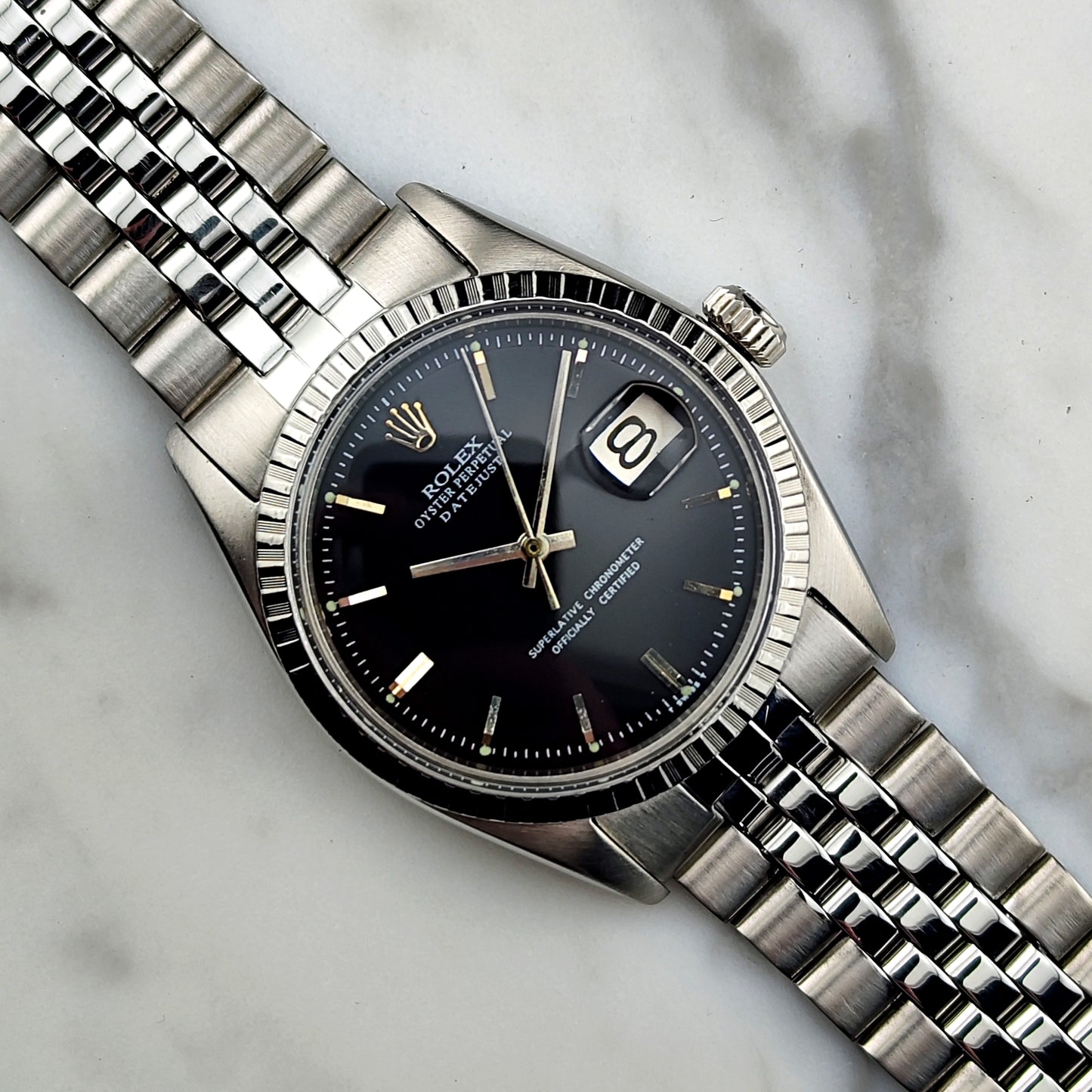 ROLEX Datejust 36 Black Dial 1969 Serviced 12/2025 [REF. 1601]