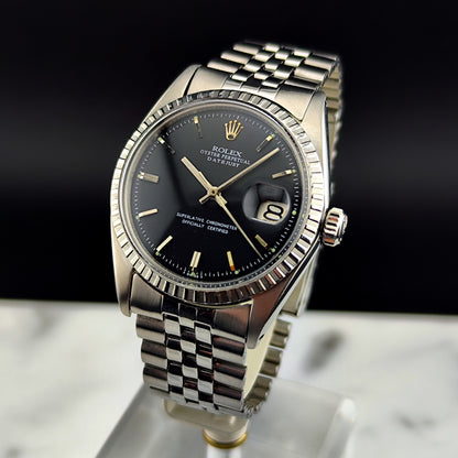 ROLEX Datejust 36 Black Dial 1969 Serviced 12/2025 [REF. 1601]