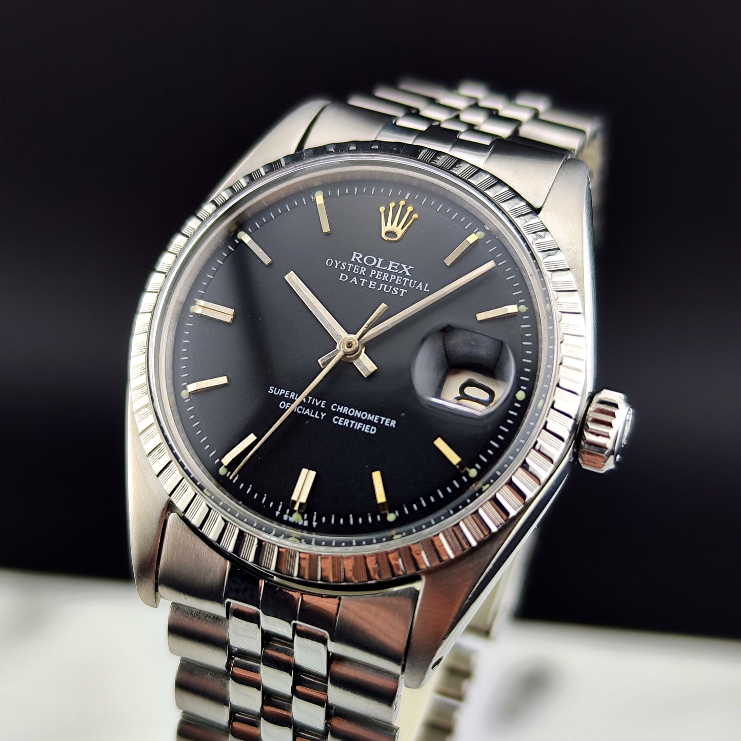 ROLEX Datejust 36 Black Dial 1969 Serviced 12/2025 [REF. 1601]