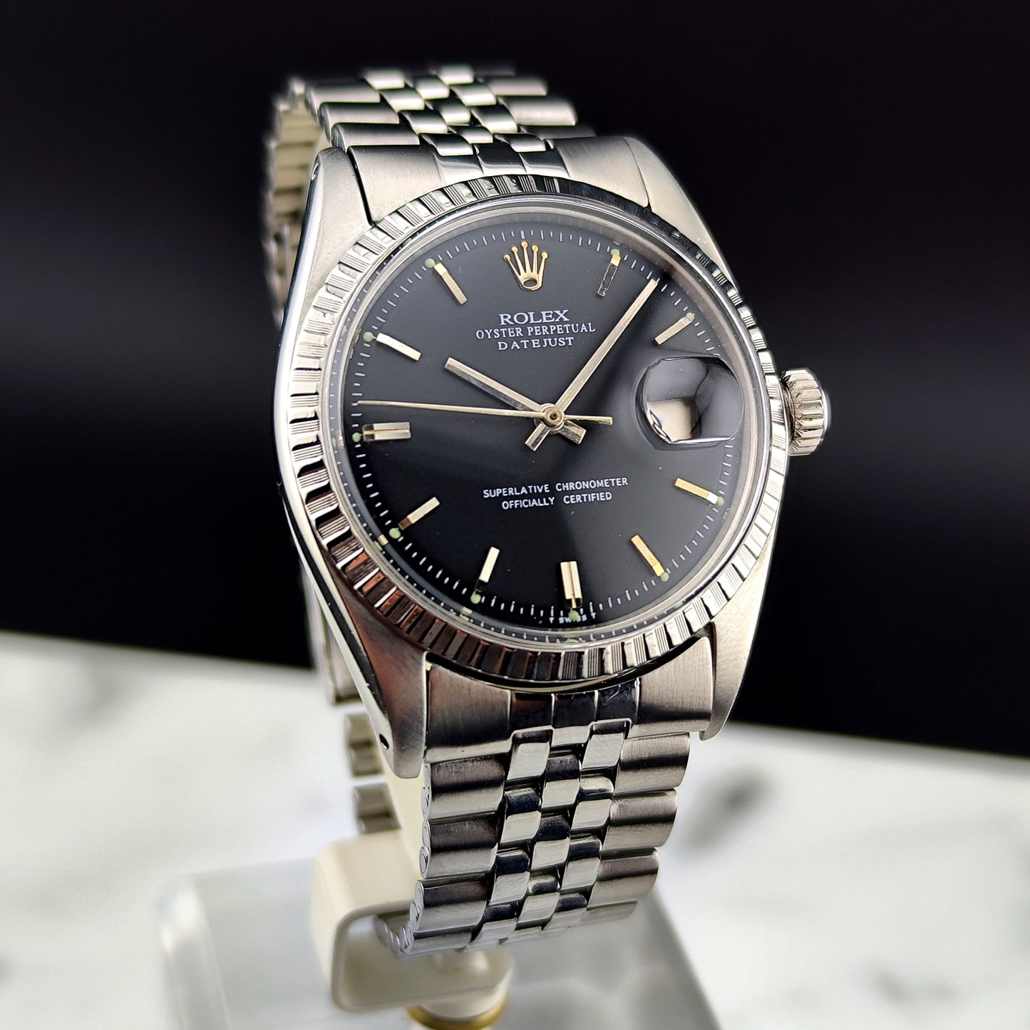 ROLEX Datejust 36 Black Dial 1969 Serviced 12/2025 [REF. 1601]