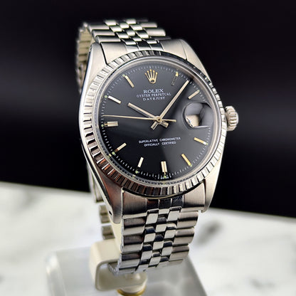 ROLEX Datejust 36 Black Dial 1969 Serviced 12/2025 [REF. 1601]