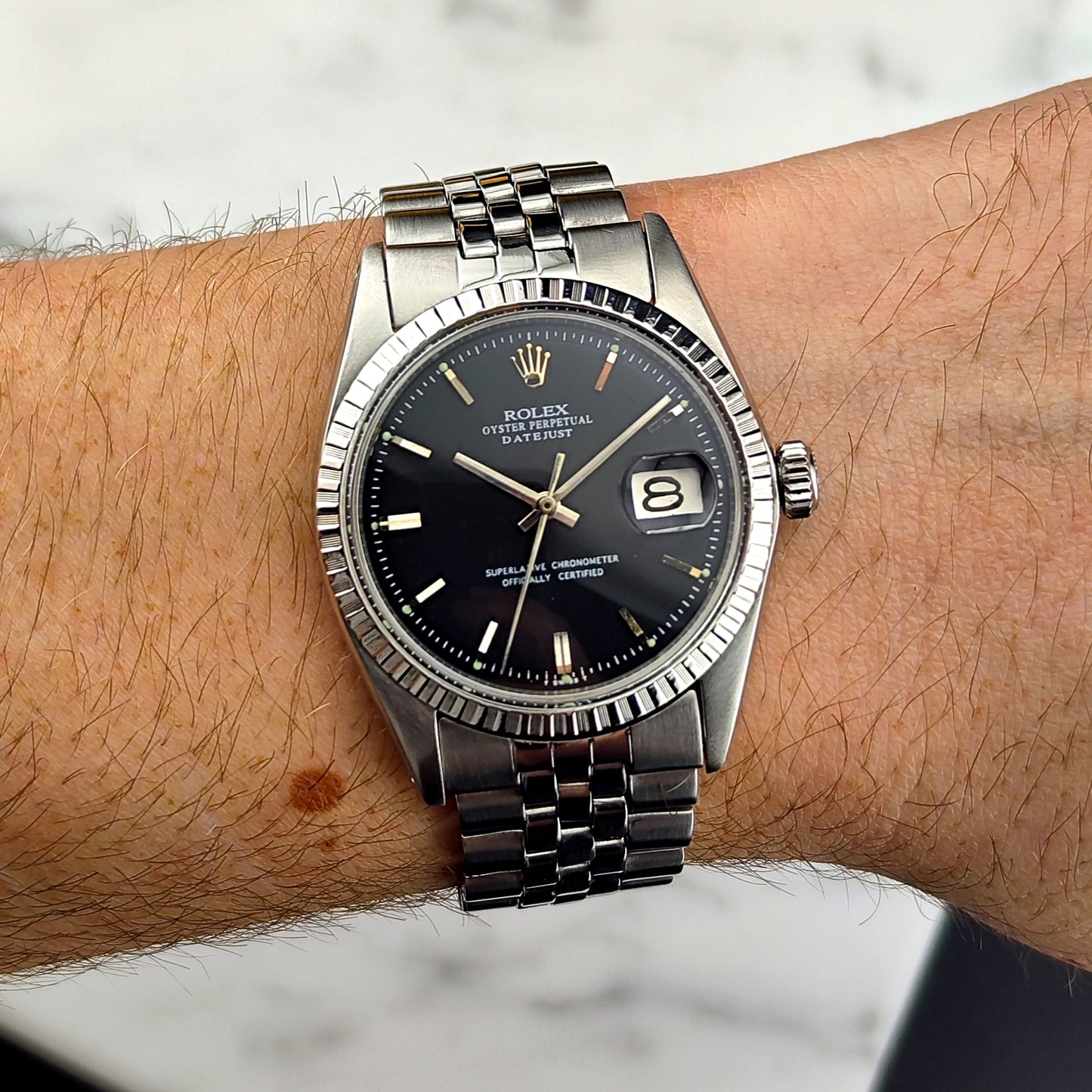 ROLEX Datejust 36 Black Dial 1969 Serviced 12/2025 [REF. 1601]