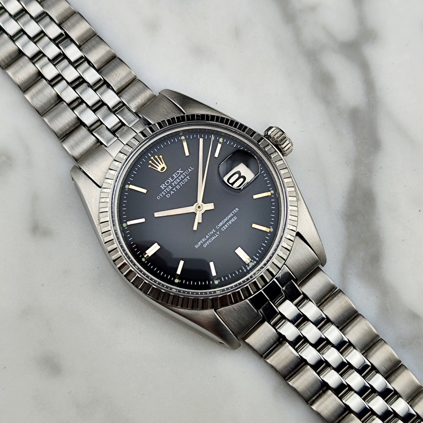 ROLEX Datejust 36 Black Dial 1969 Serviced 12/2025 [REF. 1601]