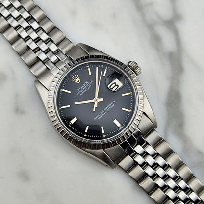 ROLEX Datejust 36 Black Dial 1969 Serviced 12/2025 [REF. 1601]