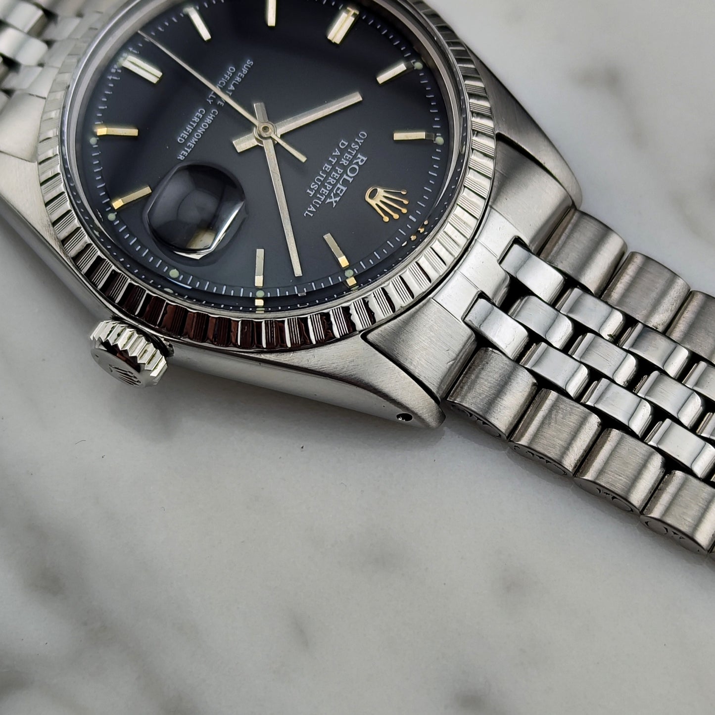 ROLEX Datejust 36 Black Dial 1969 Serviced 12/2025 [REF. 1601]