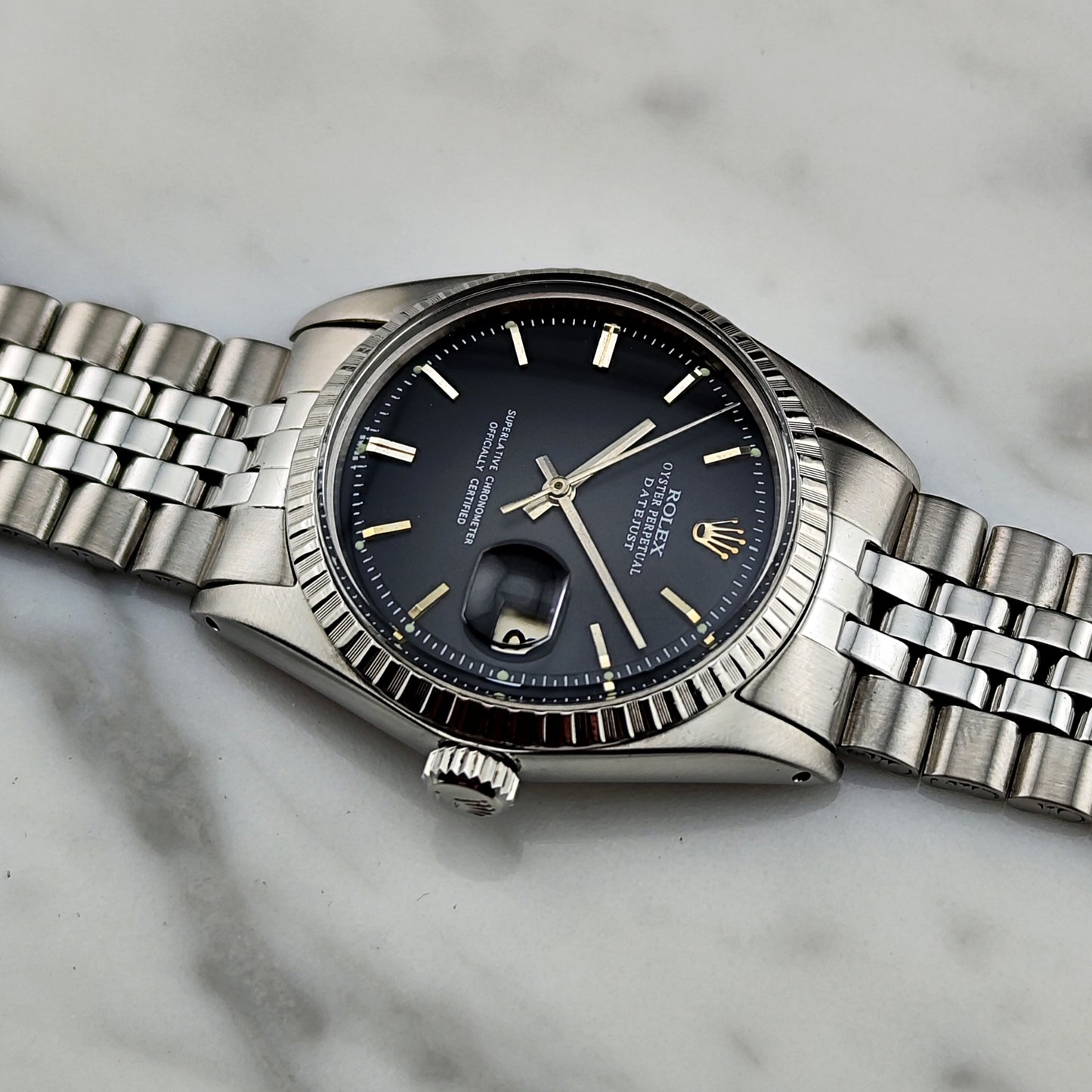 ROLEX Datejust 36 Black Dial 1969 Serviced 12/2025 [REF. 1601]