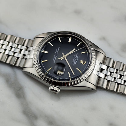 ROLEX Datejust 36 Black Dial 1969 Serviced 12/2025 [REF. 1601]