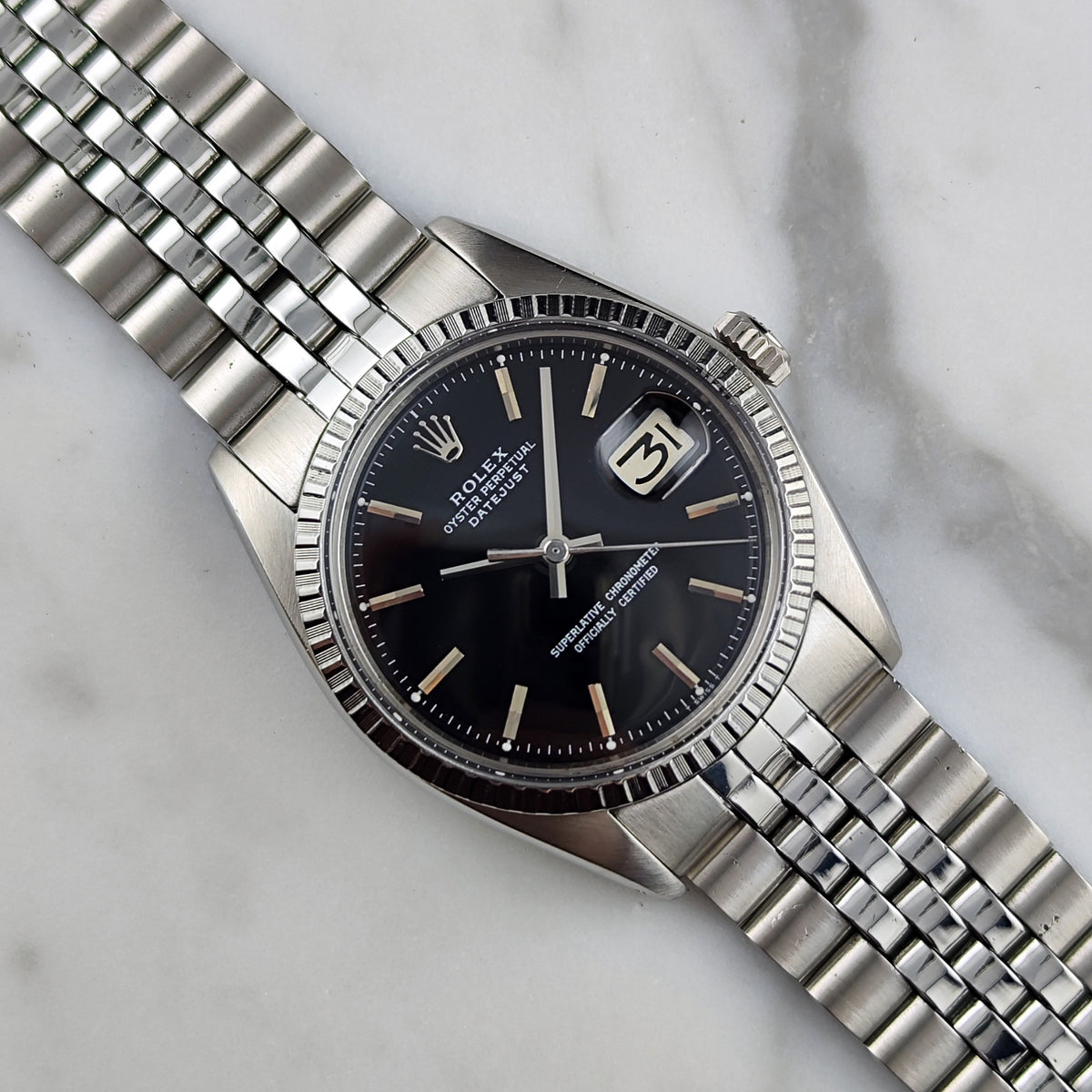 Rolex Datejust 36 Black Dial 1973 Serviced 10/2026 – Bild 1