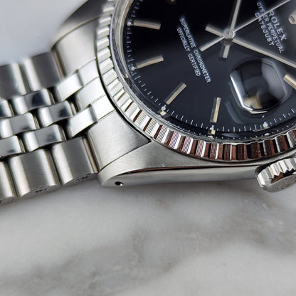 Rolex Datejust 36 Black Dial 1973 Serviced 10/2026 – Bild 14