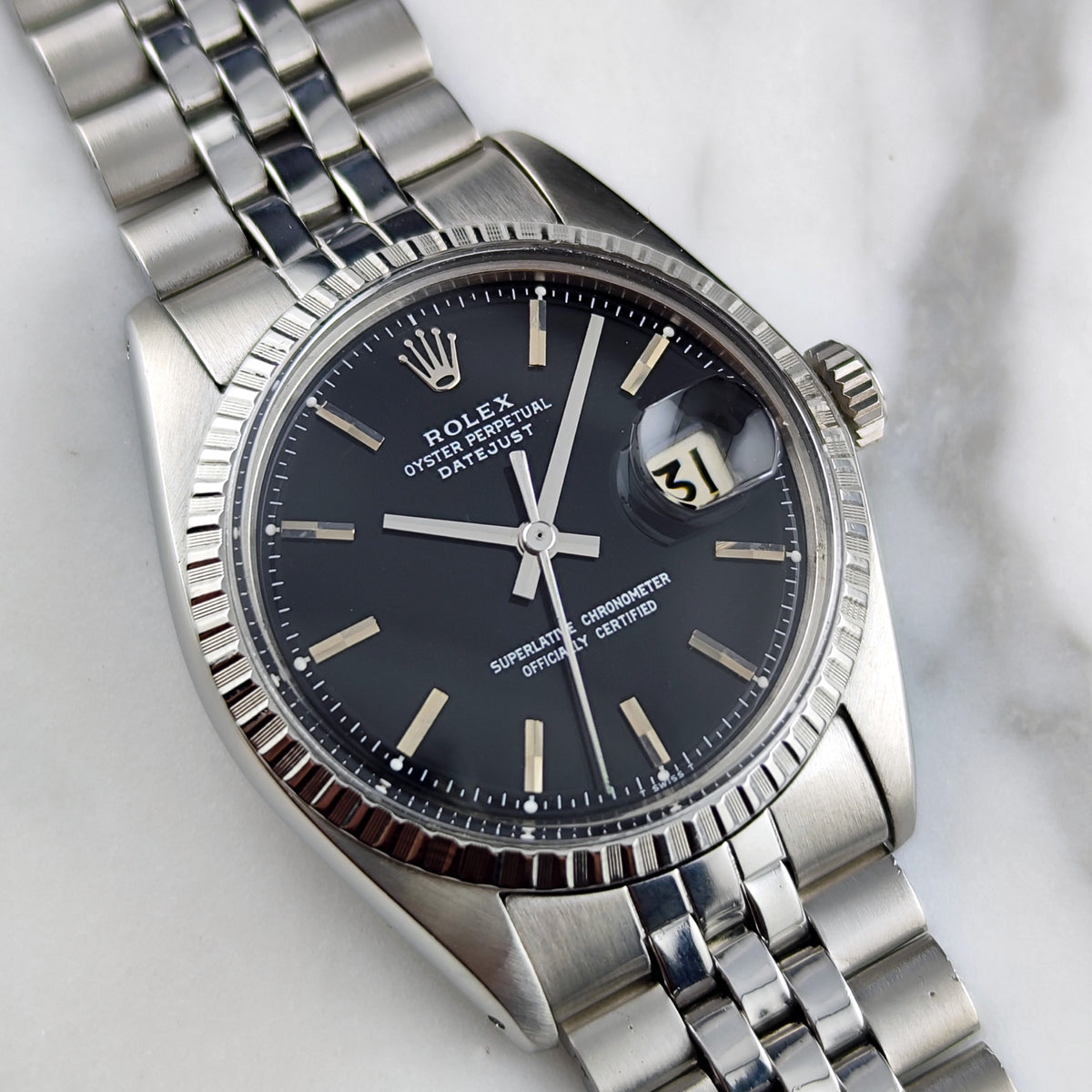 Rolex Datejust 36 Black Dial 1973 Serviced 10/2026 – Bild 17