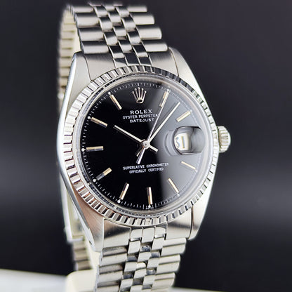 Rolex Datejust 36 Black Dial 1973 Serviced 10/2026 – Bild 4
