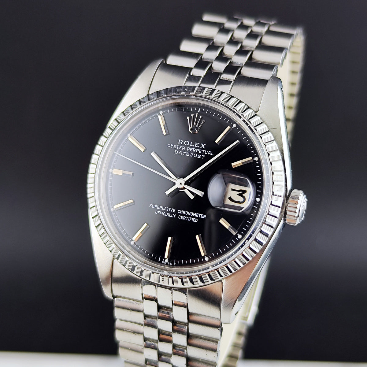 Rolex Datejust 36 Black Dial 1973 Serviced 10/2026 – Bild 5