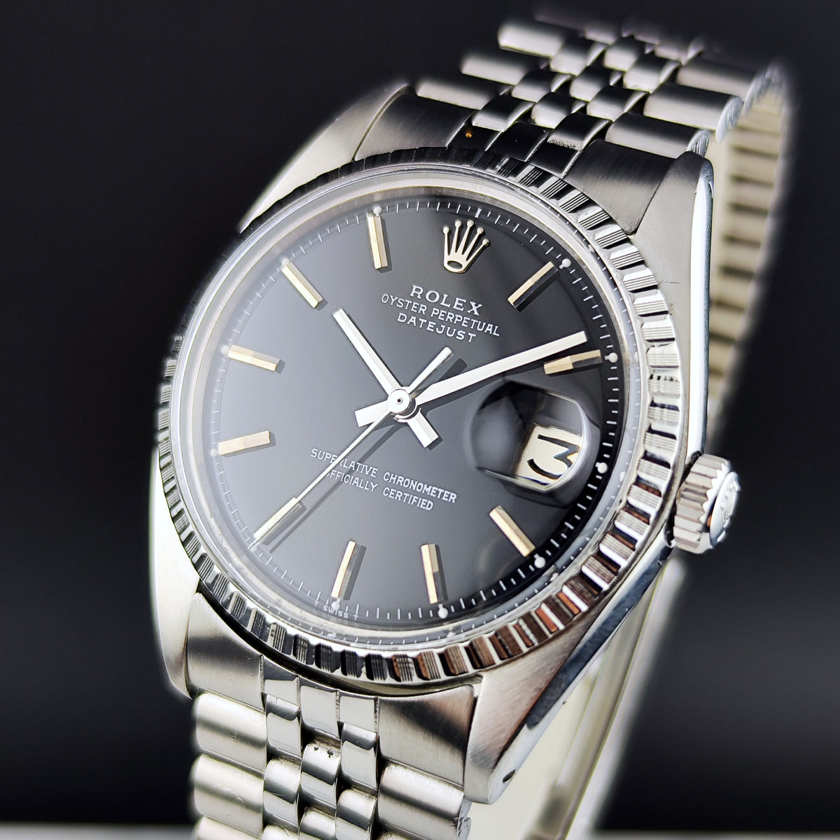 Rolex Datejust 36 Black Dial 1973 Serviced 10/2026 – Bild 8