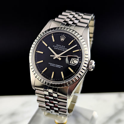 ROLEX Datejust 36 Black Dial Fullset 1975 Serviced 04/2026 [REF. 1603]