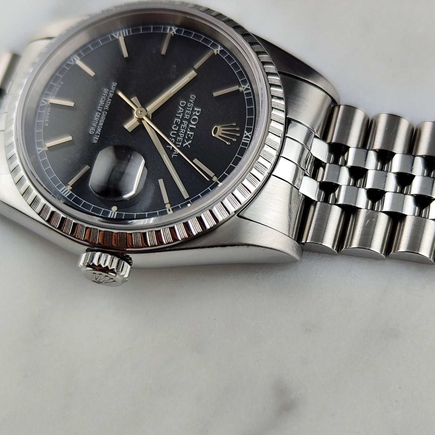 ROLEX Datejust 36 Black Dial Fullset 1995 Serviced 2025 [REF. 16220]
