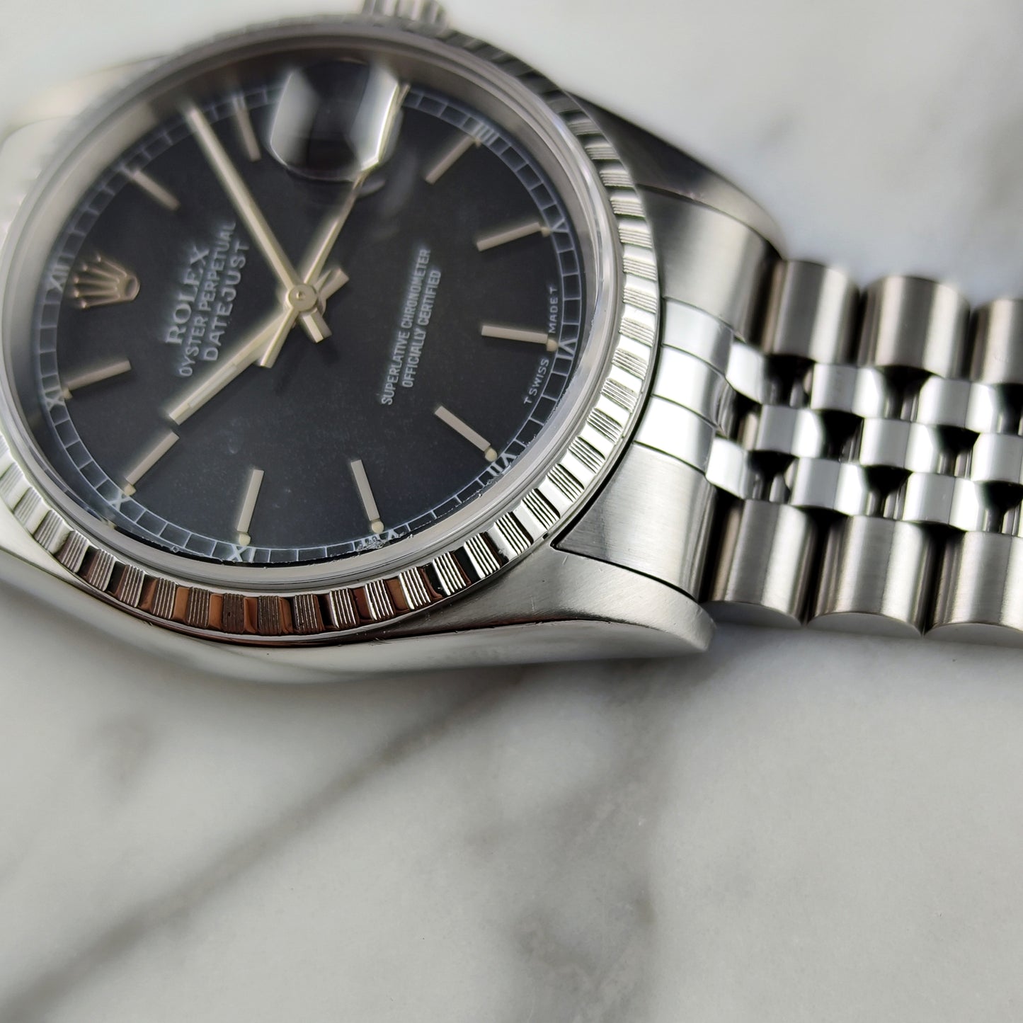 ROLEX Datejust 36 Black Dial Fullset 1995 Serviced 2025 [REF. 16220]