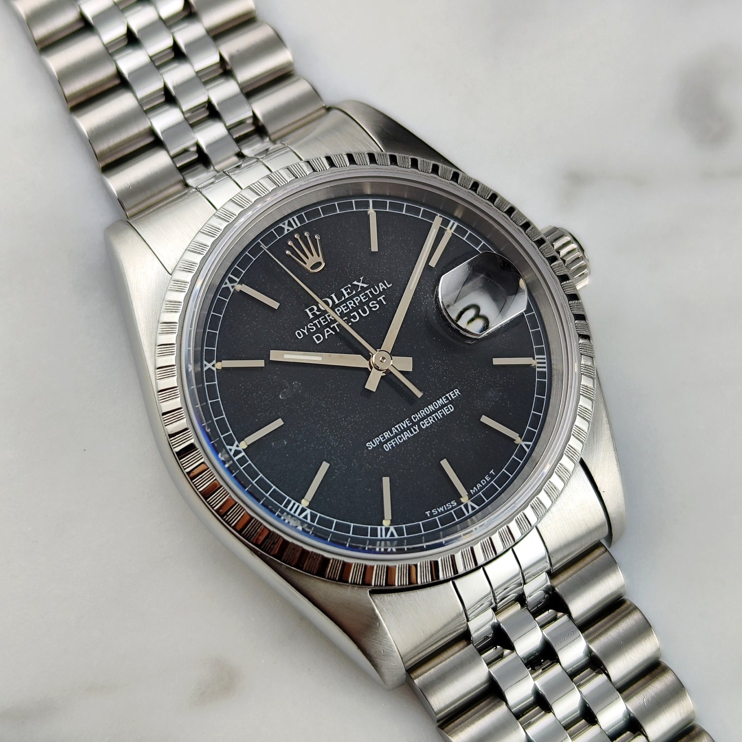 ROLEX Datejust 36 Black Dial Fullset 1995 Serviced 2025 [REF. 16220]