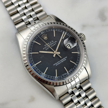 ROLEX Datejust 36 Black Dial Fullset 1995 Serviced 2025 [REF. 16220]