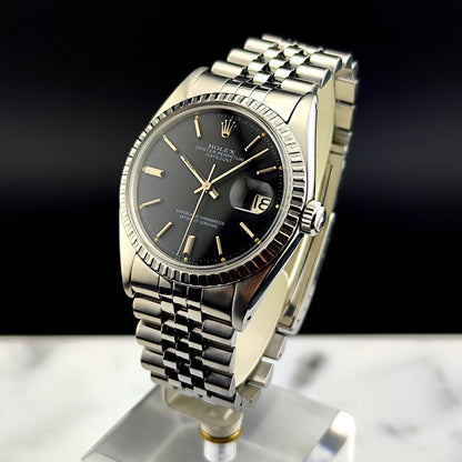 ROLEX Datejust 36 Black Dial Serviced [REF. 1603]