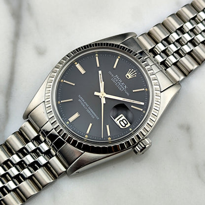ROLEX Datejust 36 Black Dial Serviced [REF. 1603]