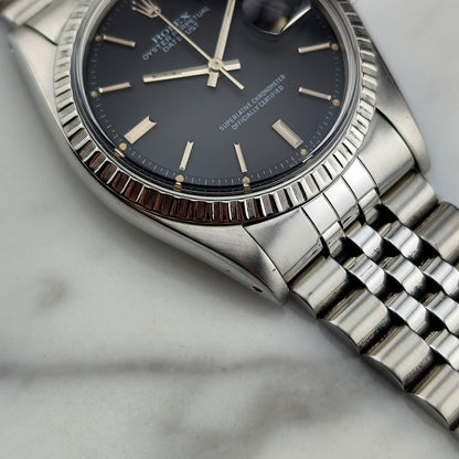 ROLEX Datejust 36 Black Dial Serviced [REF. 1603]