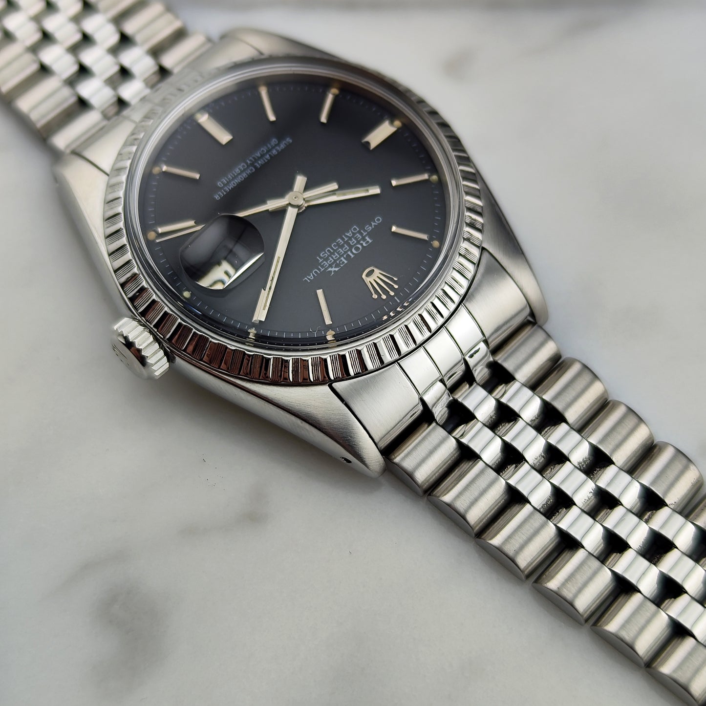 ROLEX Datejust 36 Black Dial Serviced [REF. 1603]