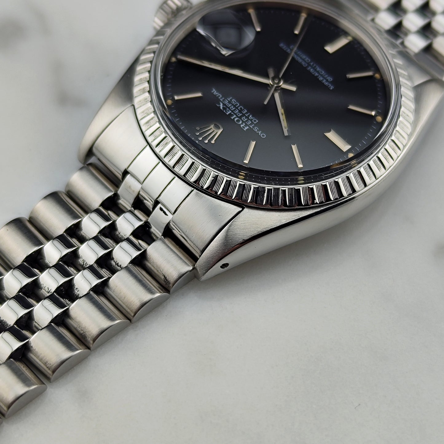 ROLEX Datejust 36 Black Dial Serviced [REF. 1603]