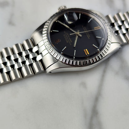ROLEX Datejust 36 Black Dial Steel 1971 Serviced 06/2026 [REF. 1603]