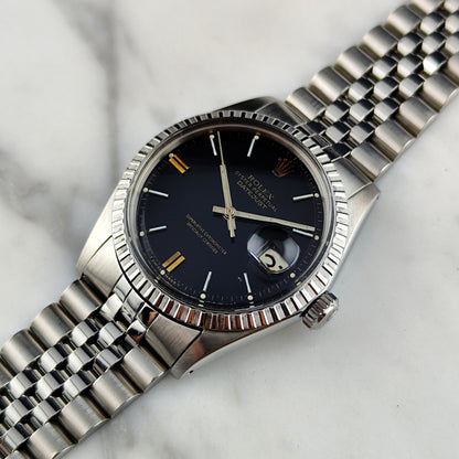 ROLEX Datejust 36 Black Dial Steel 1971 Serviced 06/2026 [REF. 1603]