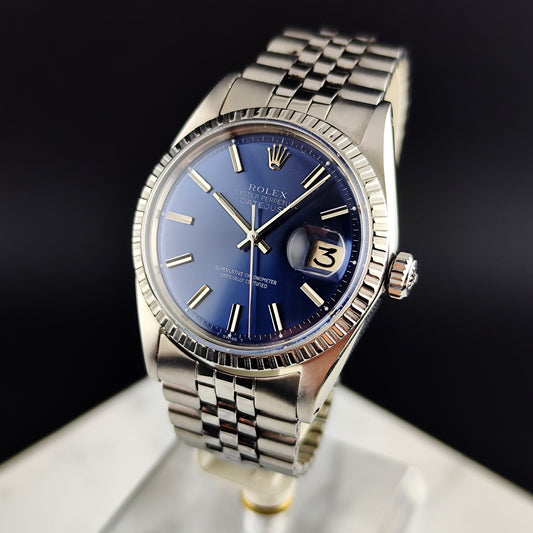 ROLEX Datejust 36 Blue Dial 1969 Serviced 03/2026 [REF. 1601]