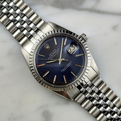 ROLEX Datejust 36 Blue Dial 1978 Serviced 04/2026 [REF. 1603]