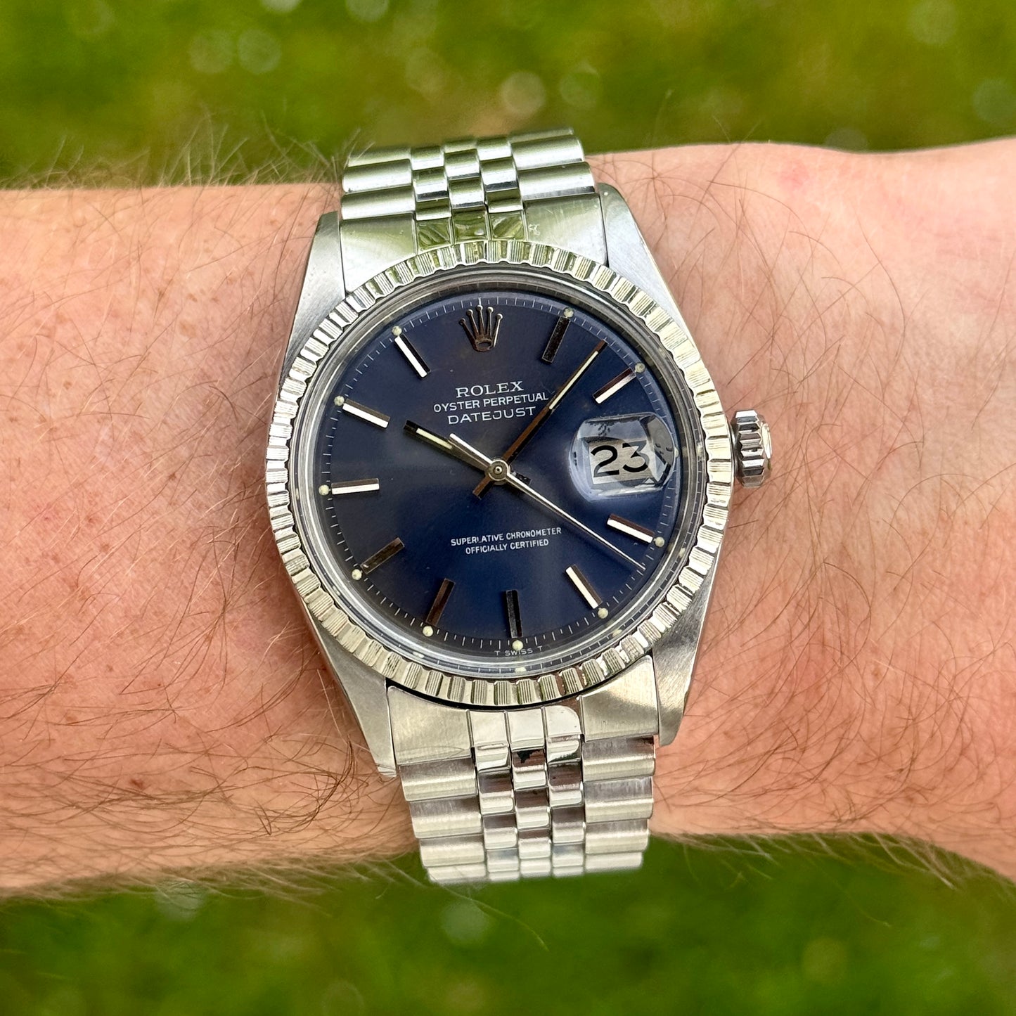 ROLEX Datejust 36 Blue Dial 1978 Serviced 04/2026 [REF. 1603]