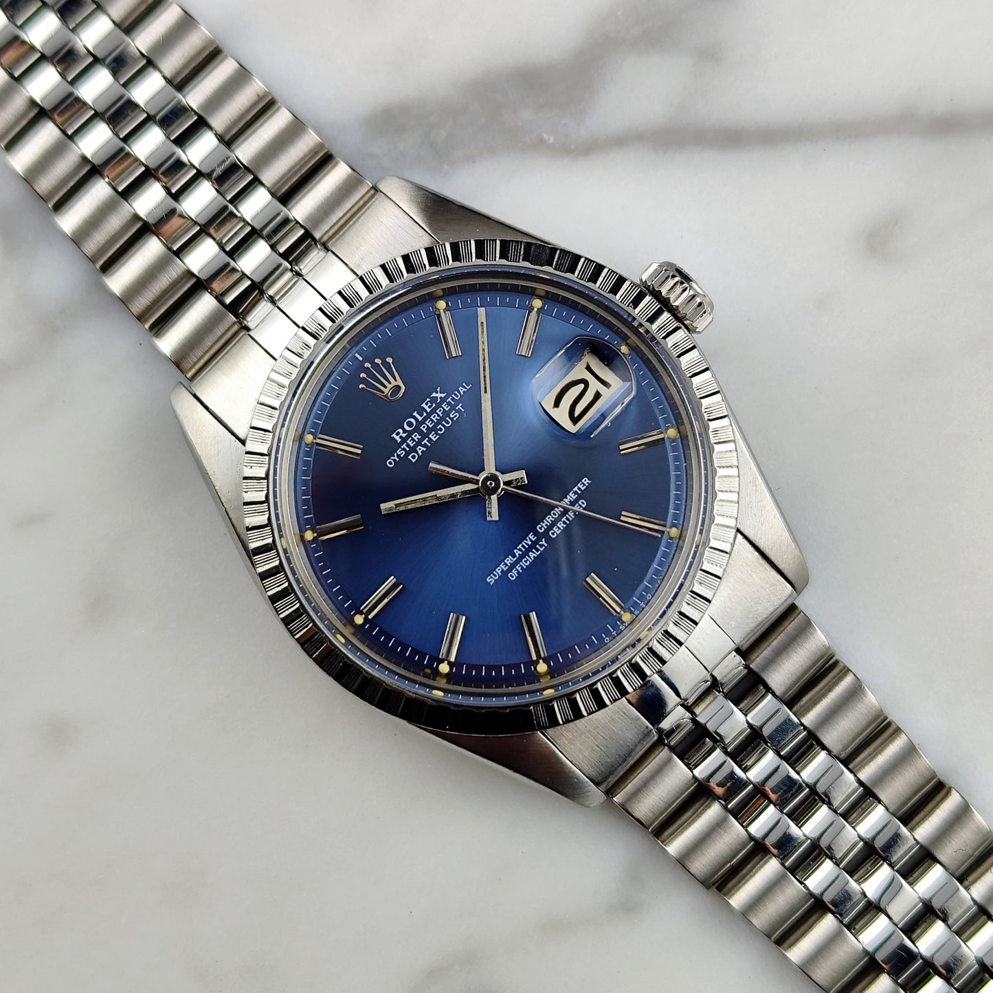 ROLEX Datejust 36 Blue Dial 1978 Serviced 05/2026 [REF. 1603]