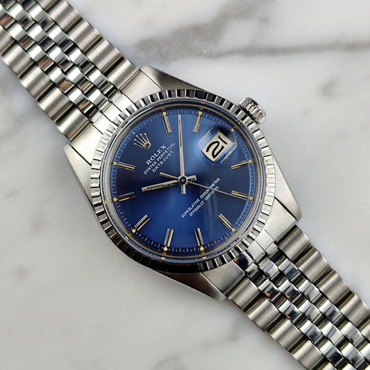 ROLEX Datejust 36 Blue Dial 1978 Serviced 05/2026 [REF. 1603]