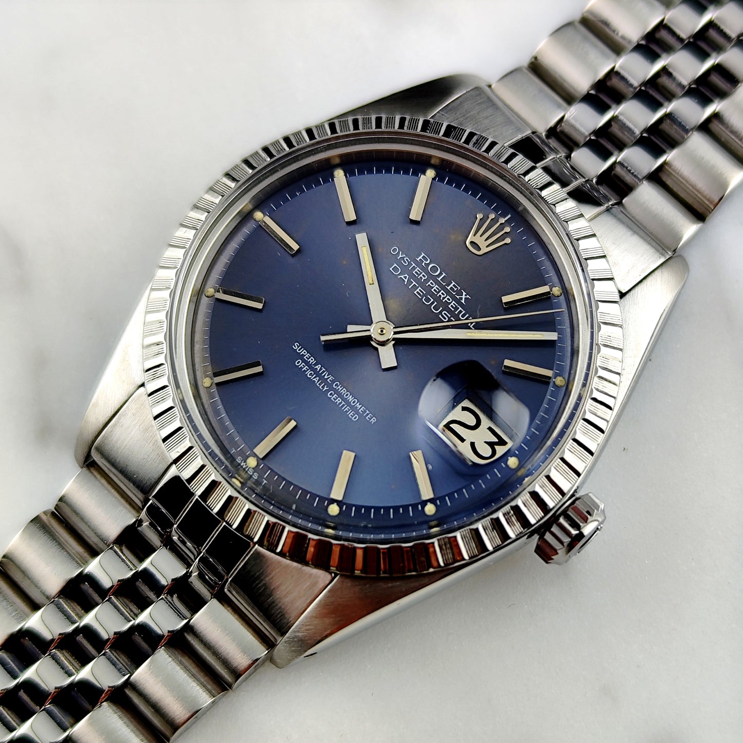 ROLEX Datejust 36 Blue Dial 1978 Serviced 04/2026 [REF. 1603]