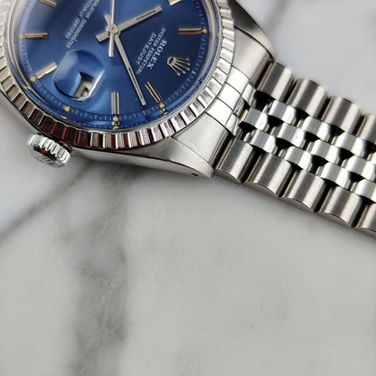 ROLEX Datejust 36 Blue Dial 1978 Serviced 05/2026 [REF. 1603]