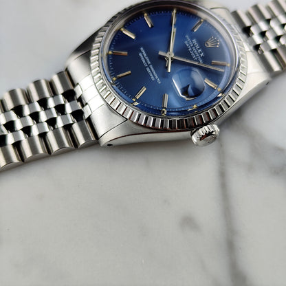 ROLEX Datejust 36 Blue Dial 1978 Serviced 05/2026 [REF. 1603]