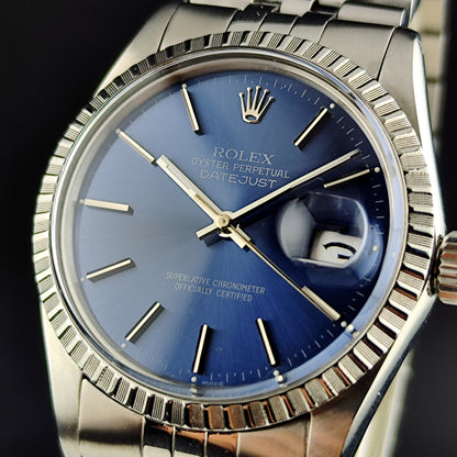 ROLEX Datejust 36 Blue Dial 1984 Serviced 04/2026 [REF. 16030]
