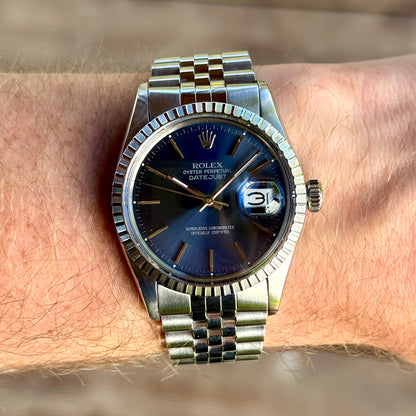 ROLEX Datejust 36 Blue Dial 1984 Serviced 04/2026 [REF. 16030]